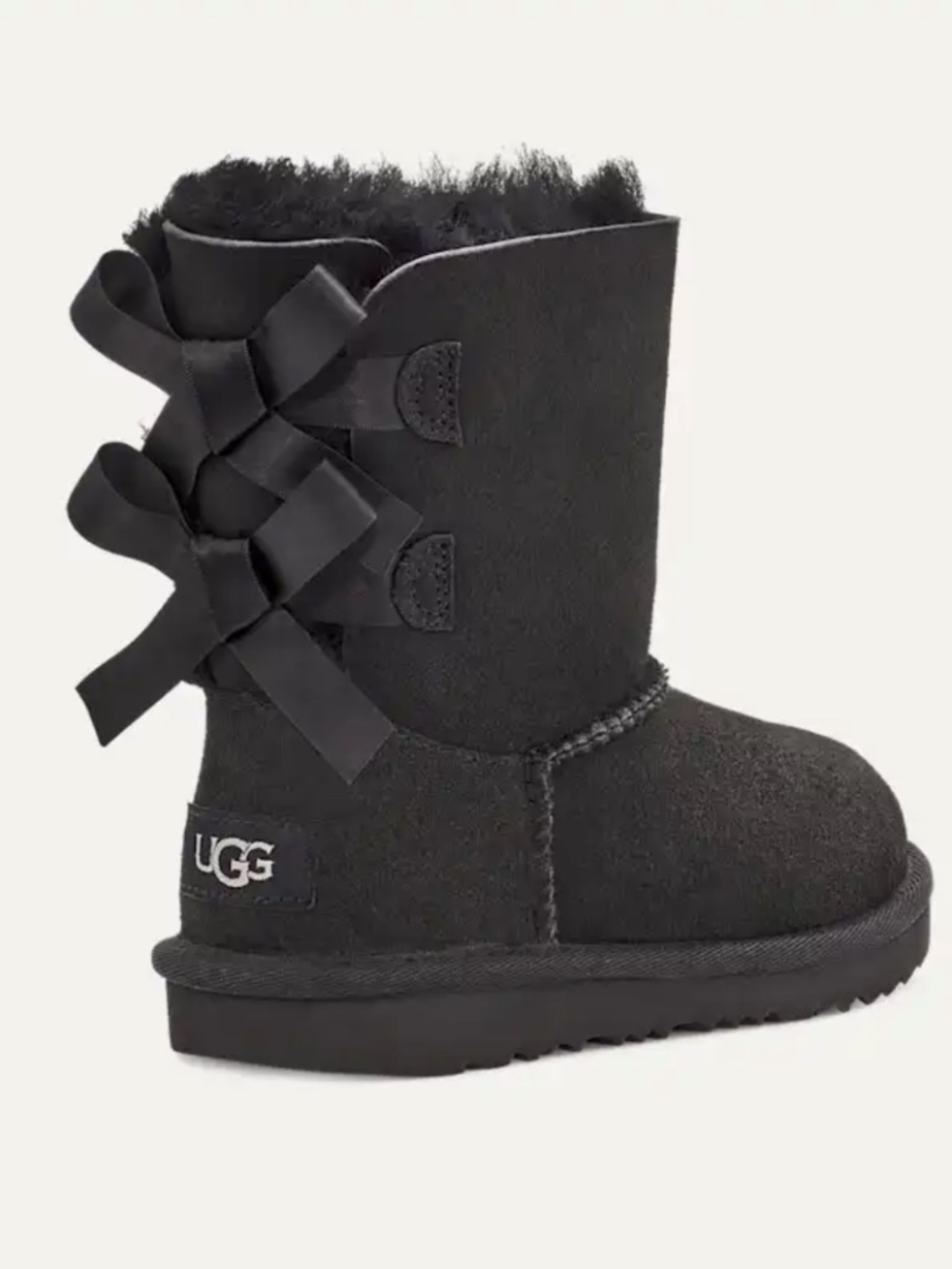 UGG Kids Bailey Bow II Boots - Black